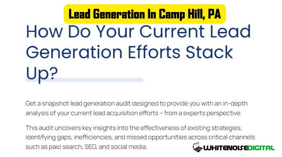 Our Lead Generation Project Success in Camp Hill